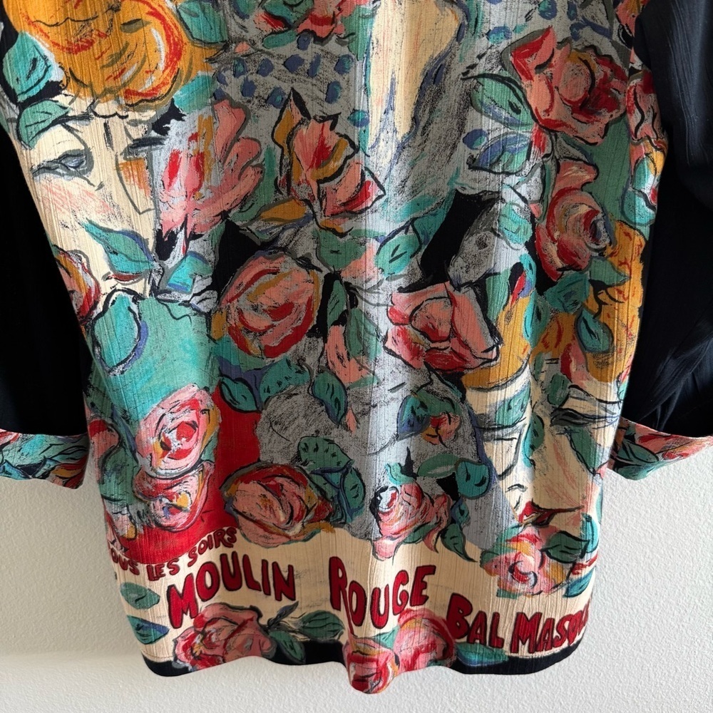Vintage Carole Little Moulin Rouge French Jacket size 4 - Picture 12 of 13